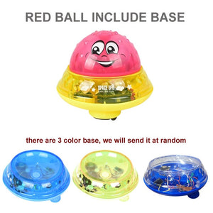 Bath Toys Spray Water Light Rotate with Shower Pool