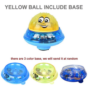 Bath Toys Spray Water Light Rotate with Shower Pool