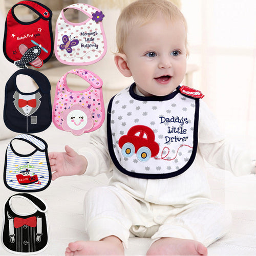 100% Cotton Baby Bibs Waterproof Bandana