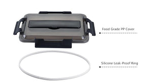 Stainless Steel Lunch Box With Spoon Leak-proof Lunch Bento Boxes