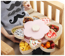 Load image into Gallery viewer, Creative Double-layer Rotary Storage Box Flower