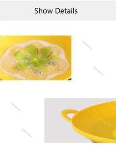 Silicone lid Spill Stopper Cover