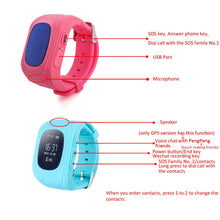 Load image into Gallery viewer, Q50 OLED Screen GPS Smart Kid (track your children)