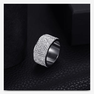 Crystal Pave Rings