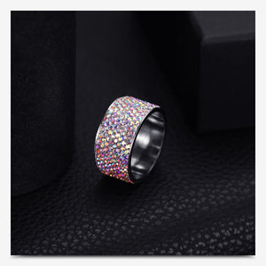 Crystal Pave Rings