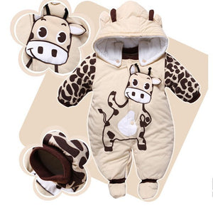 Winter Baby  Rompers Cartoon Cute