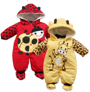 Winter Baby  Rompers Cartoon Cute
