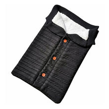 Load image into Gallery viewer, CALOFE Baby Sleeping Bag Thicken Envelope Winter Kids Stroller Sleepsack Knitted Sleep Sack Newborn Swaddle Knit Wool Slaapzak