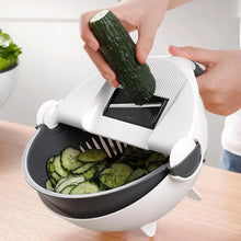 Load image into Gallery viewer, Magic Multifunctional Rotate Vegetable Cutter With Drain Basket Kitchen Veggie Fruit Shredder Grater Slicer Drop Shipping