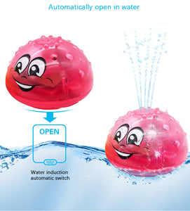 Bath Toys Spray Water Light Rotate with Shower Pool