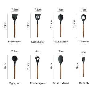 pack Silicone Kitchen Cooking Tools