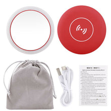 Load image into Gallery viewer, Lighted Mini Circular Makeup Mirror