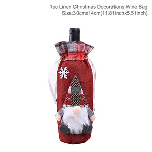 Christmas Wine Bottle bag