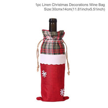 Load image into Gallery viewer, Christmas Wine Bottle bag