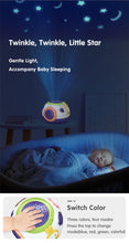 Load image into Gallery viewer, music &amp; Starry Sky Night Light Projector for babies