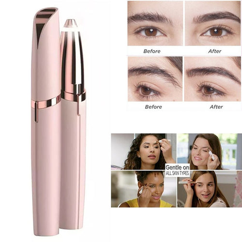 1pc Electric Eyebrow Trimmer Makeup Painless