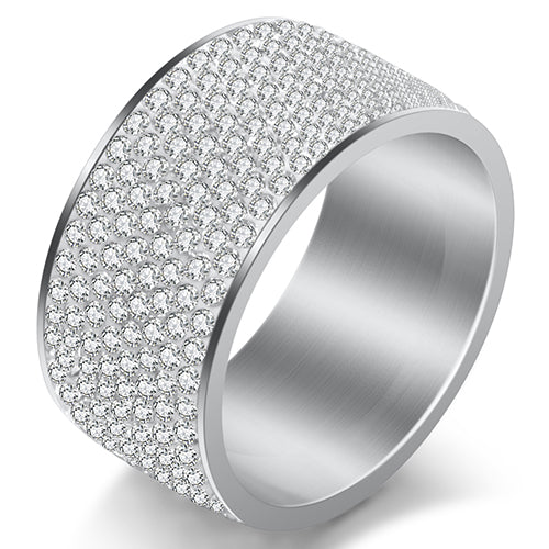 Crystal Pave Rings