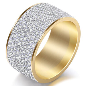 Crystal Pave Rings