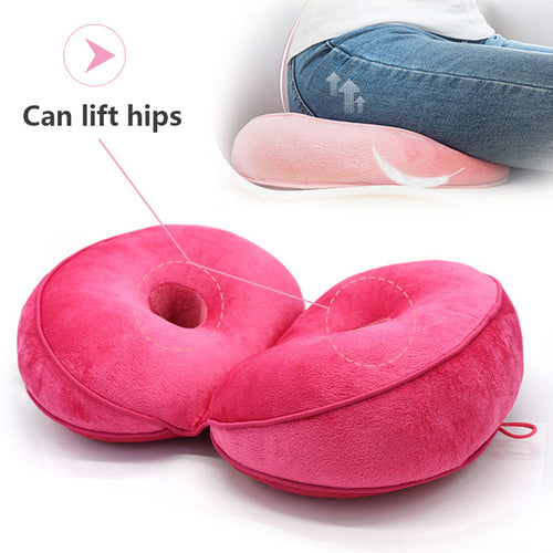 Comfort Cushion Plush Folding Pillow