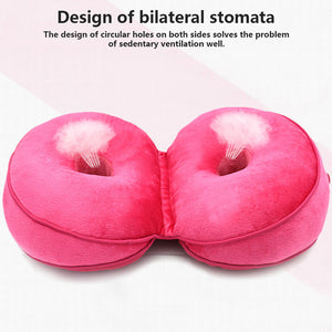 Comfort Cushion Plush Folding Pillow