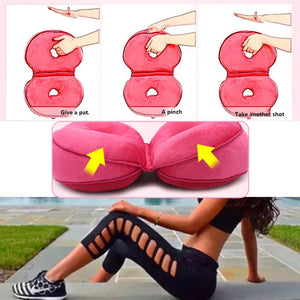 Comfort Cushion Plush Folding Pillow