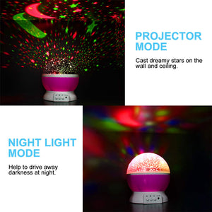Projector Starry Sky Night Lamp