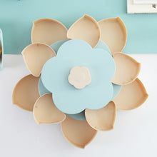 Load image into Gallery viewer, Creative Double-layer Rotary Storage Box Flower