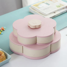 Load image into Gallery viewer, Creative Double-layer Rotary Storage Box Flower