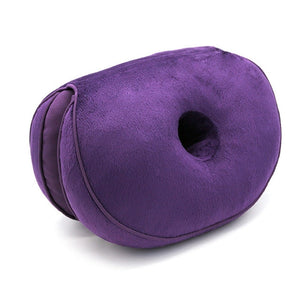 Comfort Cushion Plush Folding Pillow