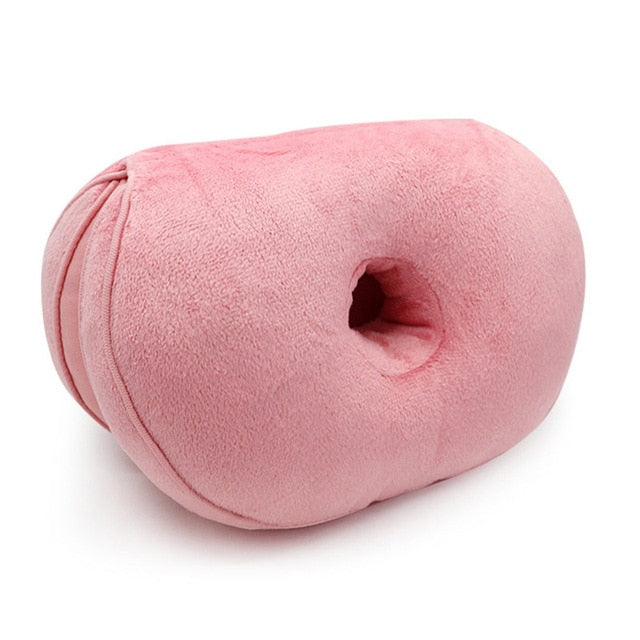 Comfort Cushion Plush Folding Pillow