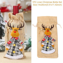 Load image into Gallery viewer, Christmas Wine Bottle bag