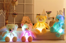 Load image into Gallery viewer, Kawaii Bear Led Pillow Light Up Stuffed Animal Plush Toys Lovely Plush Bear Light Up Pillow Gifts for Girls Christmas Gifts 50cm