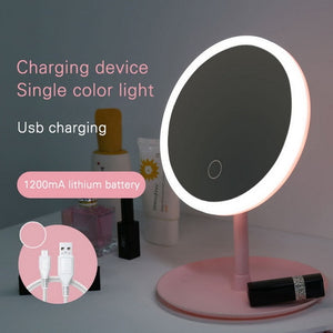 Makeup backlit mirror light