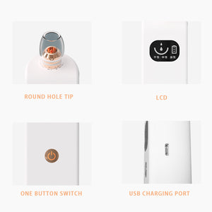Vacuum Cleaner Black Dot Face
