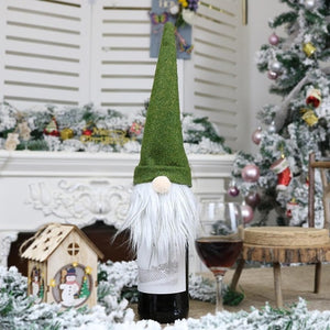Christmas Red Wine Bottle Cover
