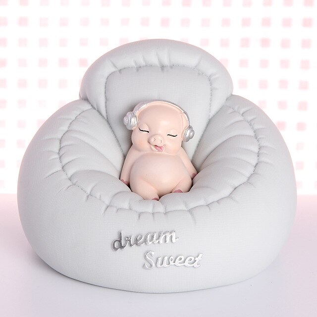 Cartoon Animal Kids Money Box Birthday Gifts Sofa Shape Children Safe Money Saving Box Cash Coin Box Piggy Bank For Paper Money