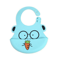 Load image into Gallery viewer, Cartoon Baby Silicone Bibs Waterproof