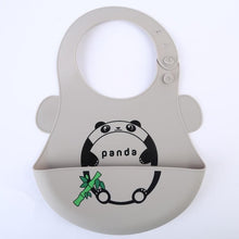 Load image into Gallery viewer, Cartoon Baby Silicone Bibs Waterproof