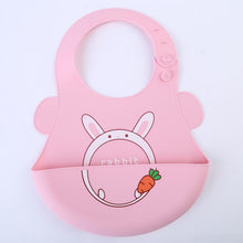 Load image into Gallery viewer, Cartoon Baby Silicone Bibs Waterproof