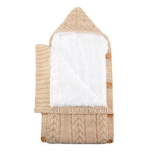 Load image into Gallery viewer, Newborn Baby Cute Knitted Crochet Hooded Sleeping Bags