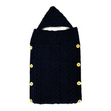 Load image into Gallery viewer, Newborn Baby Cute Knitted Crochet Hooded Sleeping Bags