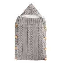 Load image into Gallery viewer, Newborn Baby Cute Knitted Crochet Hooded Sleeping Bags