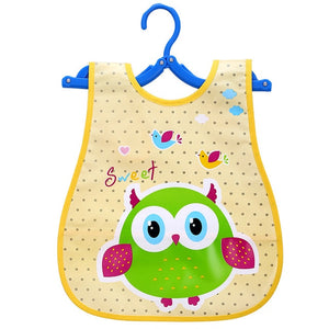 Adjustable Baby Bibs EVA Plastic Waterproof