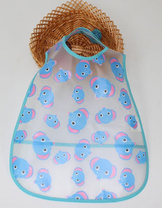Adjustable Baby Bibs EVA Plastic Waterproof