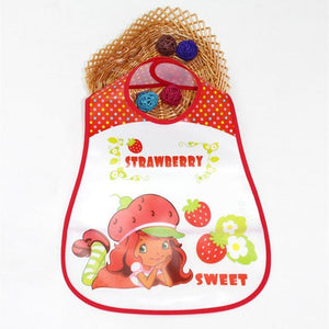 Adjustable Baby Bibs EVA Plastic Waterproof