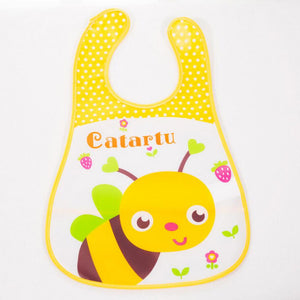 Adjustable Baby Bibs EVA Plastic Waterproof