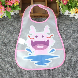 Adjustable Baby Bibs EVA Plastic Waterproof