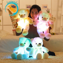Load image into Gallery viewer, Kawaii Bear Led Pillow Light Up Stuffed Animal Plush Toys Lovely Plush Bear Light Up Pillow Gifts for Girls Christmas Gifts 50cm