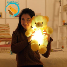 Load image into Gallery viewer, Kawaii Bear Led Pillow Light Up Stuffed Animal Plush Toys Lovely Plush Bear Light Up Pillow Gifts for Girls Christmas Gifts 50cm