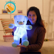 Load image into Gallery viewer, Kawaii Bear Led Pillow Light Up Stuffed Animal Plush Toys Lovely Plush Bear Light Up Pillow Gifts for Girls Christmas Gifts 50cm